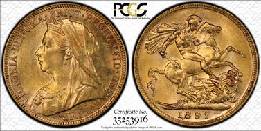 1897-M Sov S-3875 MS62