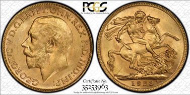 1923-M Sov S-3999 MS64