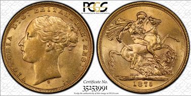 1875-S Sov S-3858A St. George MS62