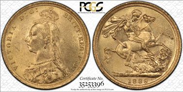 1889-S Sov S-3868B DISH S12 2nd Obverse MS62