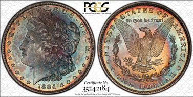1884-O $1 MS65
