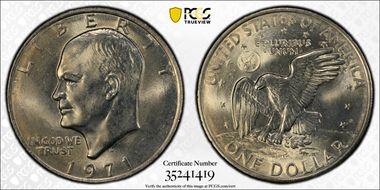 1971-D $1 MS65