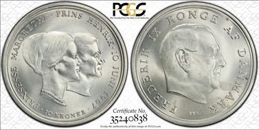 1967 CS 10 Kr Wedding KM-856 MS66