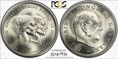 1967 CS 10 Kr Wedding KM-856 MS67