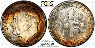 1949 10C MS66+