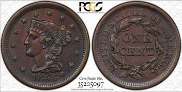 1855 1C Knob on Ear XF40BN