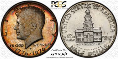 1976-S 50C Clad PR66
