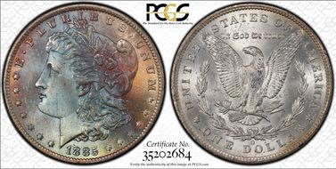 1885-O $1 MS65