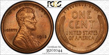 1913 1C PR63BN