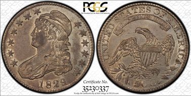 1829/7 50C AU53