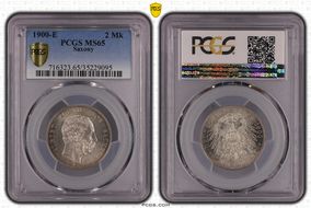 1900-E 2 Mk J-124 MS65