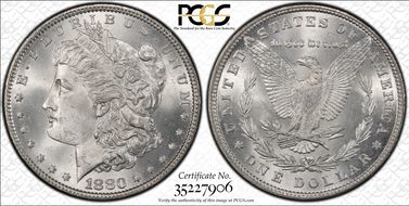 1880 $1 MS65