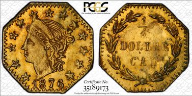 1876 G25C BG-779 MS62