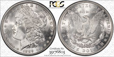 1889 $1 MS65