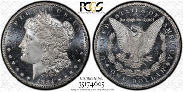 1884-CC $1 MS64+ DMPL