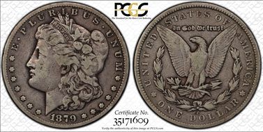 1879-CC $1 Capped Die F15