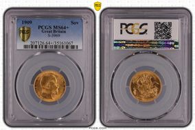 1909 Sov S-3969 MS64+