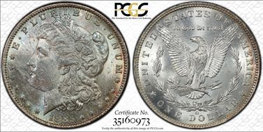 1885-O $1 MS62