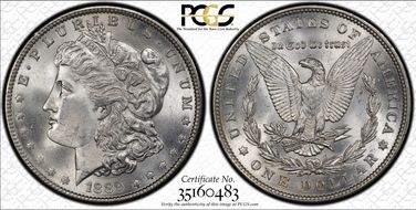 1889 $1 MS65