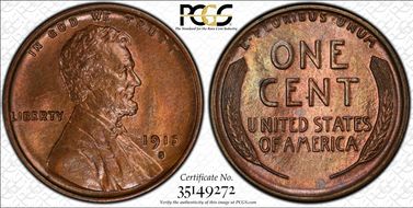 1915-S 1C MS64BN