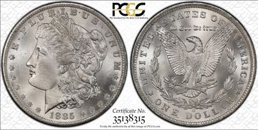 1885-O $1 MS67