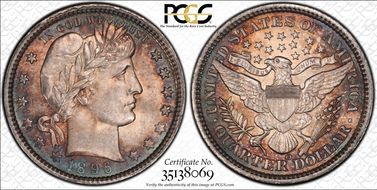 1896-O 25C MS66