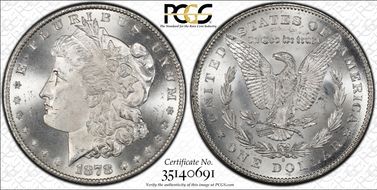 1878-S $1 MS65
