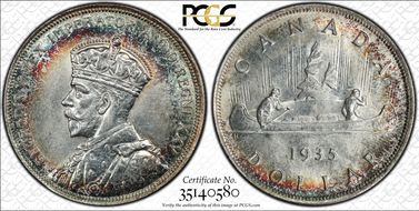 1935 S$1 MS63