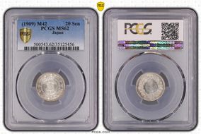 (1909) M42 20 Sen JNDA 01-22 MS62