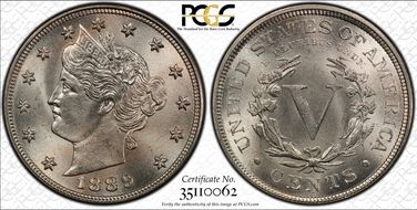 1889 5C MS66+