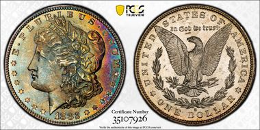 1882-S $1 MS65+