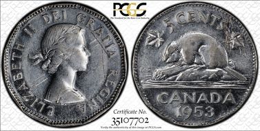 1953 5C Strap, Far Leaf N1