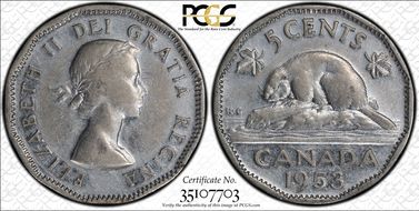 1953 5C No Strap, Near Leaf XF45