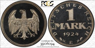 1924-E Mark J-311 PR67DCAM