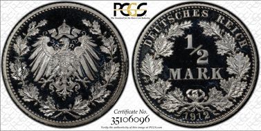 1912-A 1/2 Mk J-16 PR68DCAM