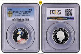 2016 50p S-H35 Jemima Puddle Duck Ag Beatrix Potter PR70DCAM