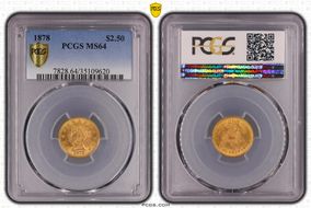 1878 $2.50 MS64