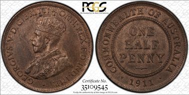 1911 1/2D MS64BN