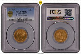 1884-M Sov S-3854A Shield MS62