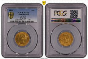 1866 Sov S-3853 MS62