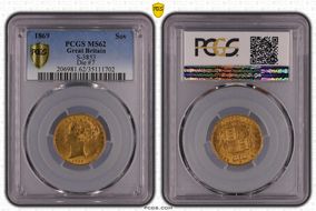 1869 Sov S-3853 MS62