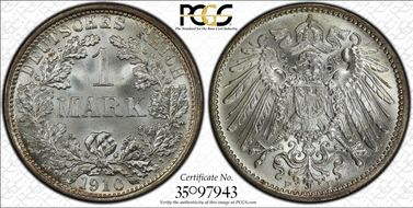 1910-F Mark J-17 MS67