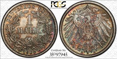 1905-D Mark J-17 MS67