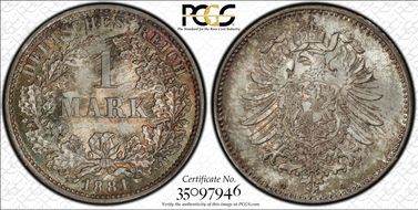 1881-D Mark J-9 MS67