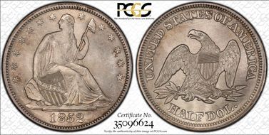 1852 50C MS65
