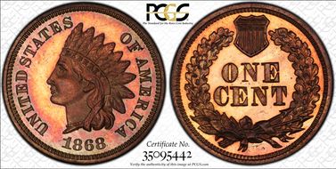 1868 1C PR66RB