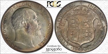 1907 1/2 Cr S-3980 MS63