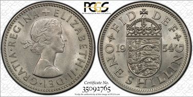 1954 Shil S-4147 English Rev MS64