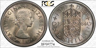 1964 Shil S-4147 English Rev MS64