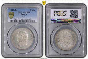 1911-D 3 Mk J-47 MS63